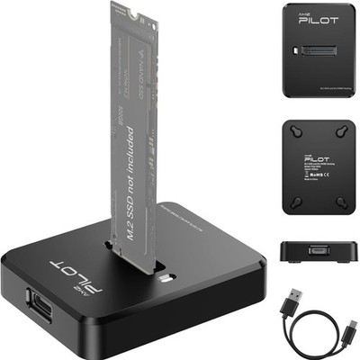 Tool-Free M.2 NVMe SATA to USB C Docking Station 10Gbps SSD Reader
