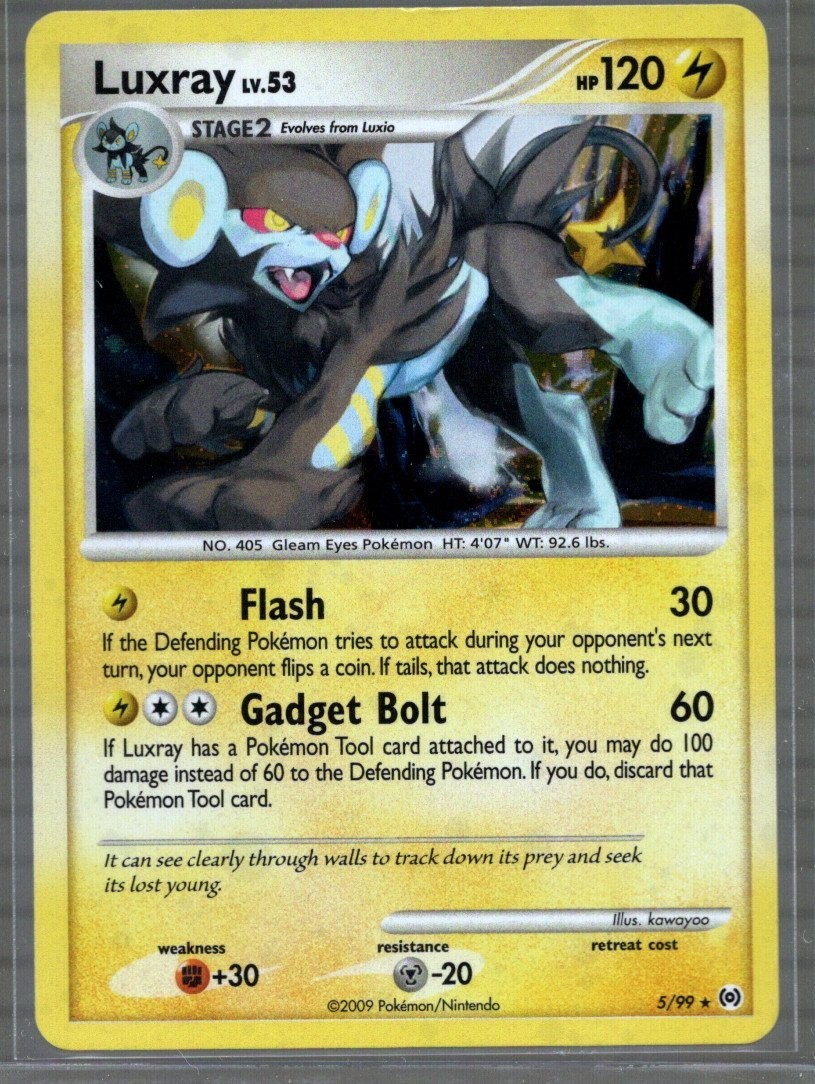 Luxray 5/99 Holo Rare Platinum Arceus Pokemon Card TCG NM