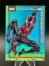 2026 Topps Chrome Marvel MILES MORALES Aqua Refractor /199 #78