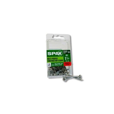 SPAX Multi-Purpose #8 Label X 1-1/2 in Unidrive Flat Screws 25 pk 4101010400402
