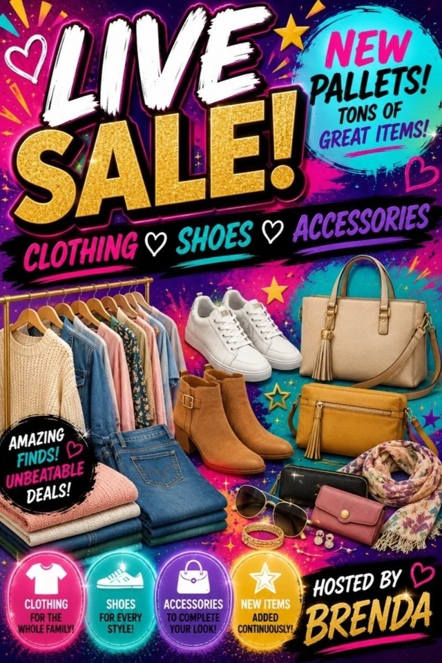 $1.50 starts NEW PALLET NAME BRAND DEALS FOR THE WHOLE FAMILY!