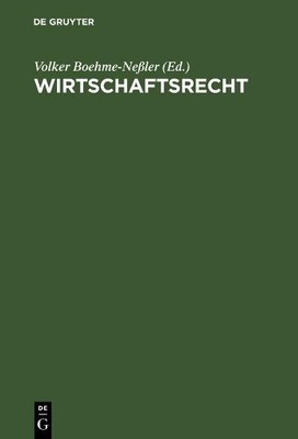 Wirtschaftsrecht (Hardback)