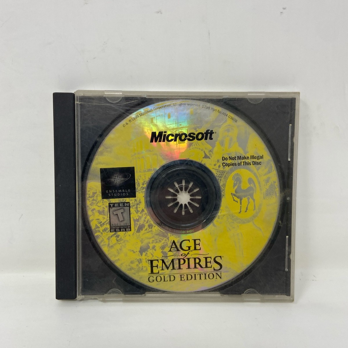Microsoft Age of Empires Gold Edition PC CD-ROM (1999) Yellow Disc