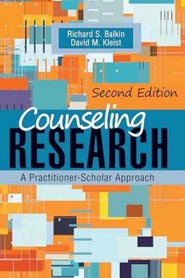 Counseling Research: A - Paperback, by Balkin Richard S.; - Very Good