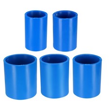 Straight PVC Pipe Fitting Coupling Adapter Connector Blue