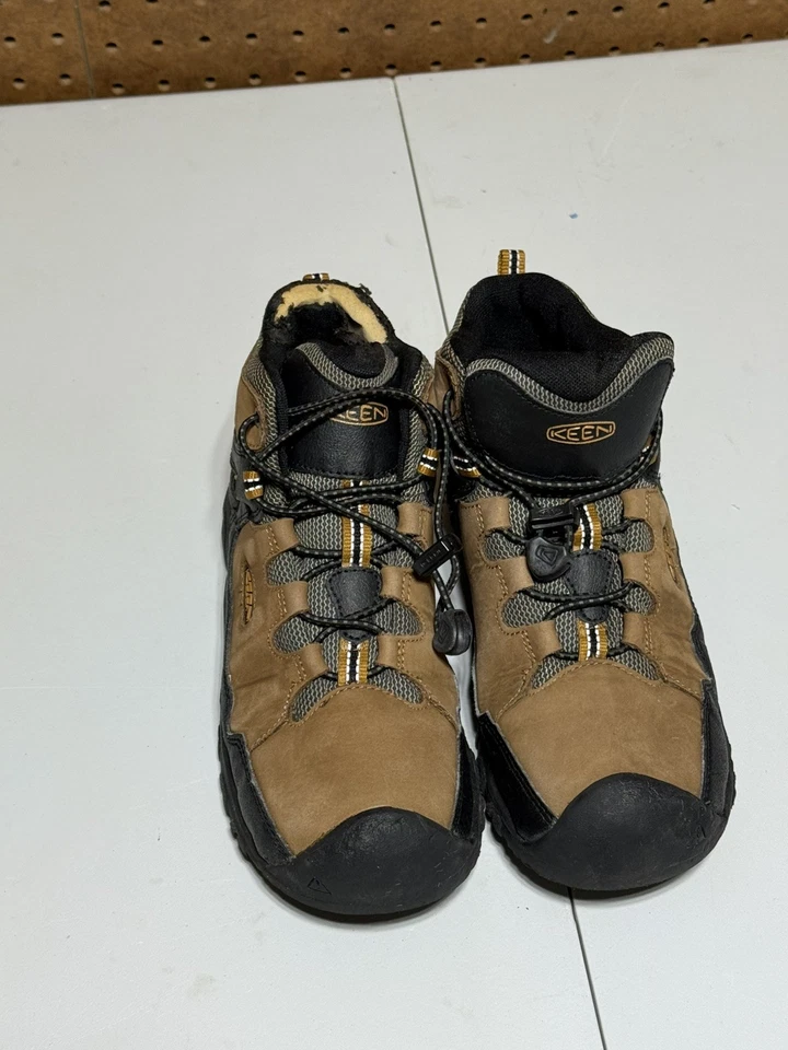 Keen Targhee Mid Botas de Senderismo Niños 4Y Zapatos Impermeables Cuero Marrón Trail leer  Foto 2 de 4