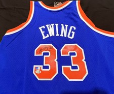 PATRICK EWING SIGNED KNICKS 1991-92 MITCHELL & NESS JERSEY SWINGMAN STEINER JSA