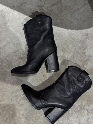 Women Atelier  5 Boots Black Leather 37