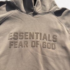 Fear Of God Essentials Dark Oat Hoodie