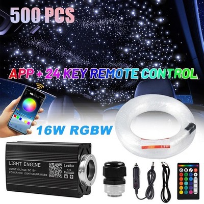 500pcs Home Car Headliner Star Light kit Roof Twinkle Ceiling Lights Fiber Optic