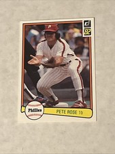 PETE ROSE 1982 DONRUSS #168 PHILLIES