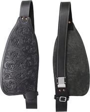 Leather Western Horse Saddle Full Floral Tooling Replacement Fenders Pair