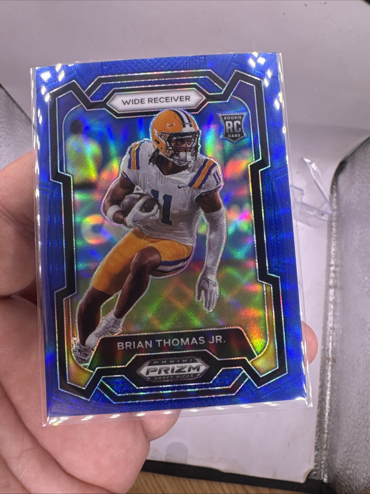 2024 Panini Prizm Draft Picks - Brian Thomas Jr. #118 Blue Prizm /199 (RC)