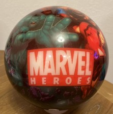 Marvel Heroes Bowling Ball 2007 Brunswick Viz-A-Ball UNDRILLED W/Bag New 10.2lbs