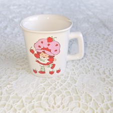 Strawberry Shortcake  Custard Mug Cup Vintage 1982 Designer Collection 8 fl. oz