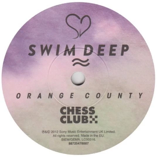 Swim Deep Honey 7" vinyl Europe Chess Club 2012 pic sleeve 88725478887 - Image 4 of 4