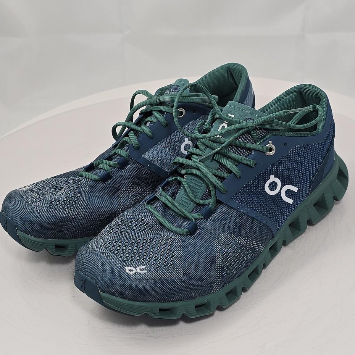 On Cloud X Storm Tide Blue/Teal Men Cloudtec Running Walking