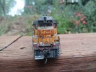 Ho scale union pacific (southern pacific patch) gp38 graffiti and weathered — photo 2