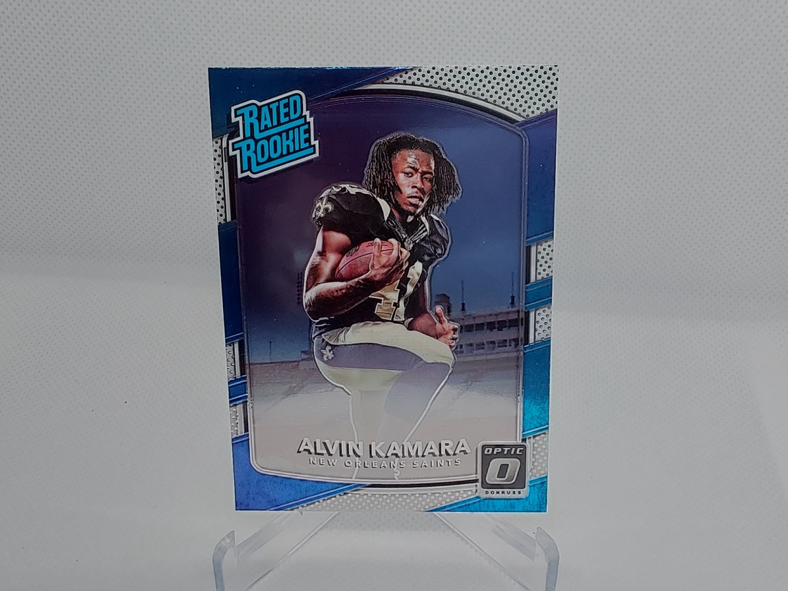 2017 Alvin Kamara Optic Rated Rookie Silver Holo Prizm #199