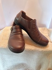 Clarks Cheyn Inca Leather Slip On Loafers. Comfort Collection. Size 8M.