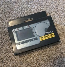 KLIQ MetroPitch - Digital Tuner Metronome for All Instruments. Pewter Grey