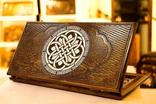 Wooden Handmade Quality Backgammon Game Set Ornamental – Wood Armenian Nardi