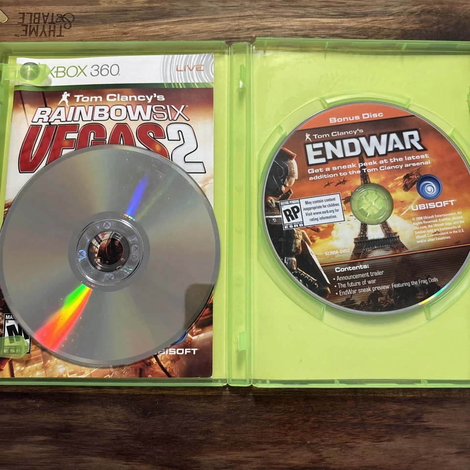 Tom Clancy's Rainbow Six: Vegas 2 with ENDWAR Demo. (DOES NOT WORK) - Image 2 of 3