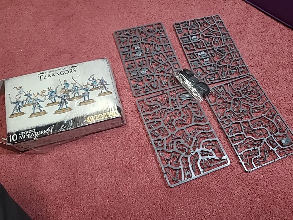 10x Tzaangors - Disciples of Tzeentch - Tzaangor Warhammer Age of Sigmar 40k Nuevo de Lote Antiguo Foto 4 de 4