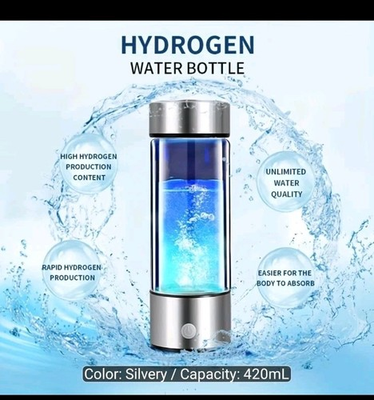 #ad Aqua Vital Hydrogen Water Bottle Generator 14oz SPE PEM USB C Portable NIB $40.88