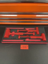 Snap-on Tools NEW 3pc RED Soft Face Dead Blow Hammer Foam Set HBFE302FR