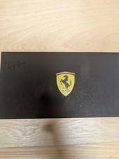 Ray Ban Scuderia Ferrari Sunglasses Gray Carbon Pattern Complete Full Box Set