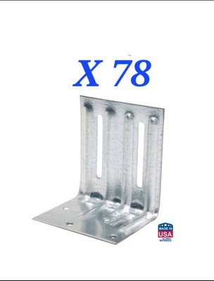 #ad 78 Pack Simpson Strong Tie 18 Gauge Double Truss Clip DTC ER 102 $69.00