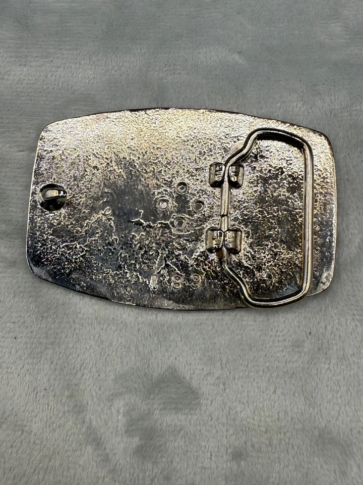 Vintage Elvis Belt Buckle Holographic Dad Gift  - Image 2 of 4