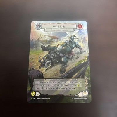 Flesh and Blood Wild Ride CF Marvel Promo Card Single | eBay