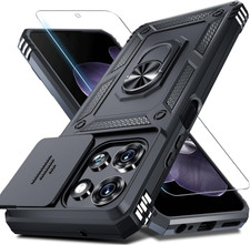 for Moto G 2026/2025 Case,Moto G Play 2026 Case Built in Slide Camera Lens Cover