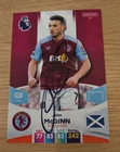 Superb Hand Signed John McGinn Aston Villa Panini Adrenalyn 2024 Card