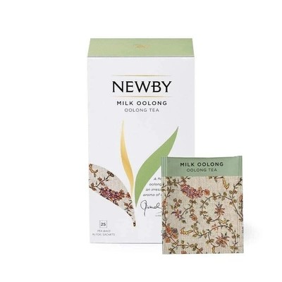 Newby Milk Oolong Tee, biologisch abbaubar 25 Teebeutel
