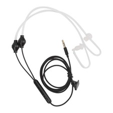 Air Tube Earphone Earbuds Wired Headphones W/HandFree Microphone For