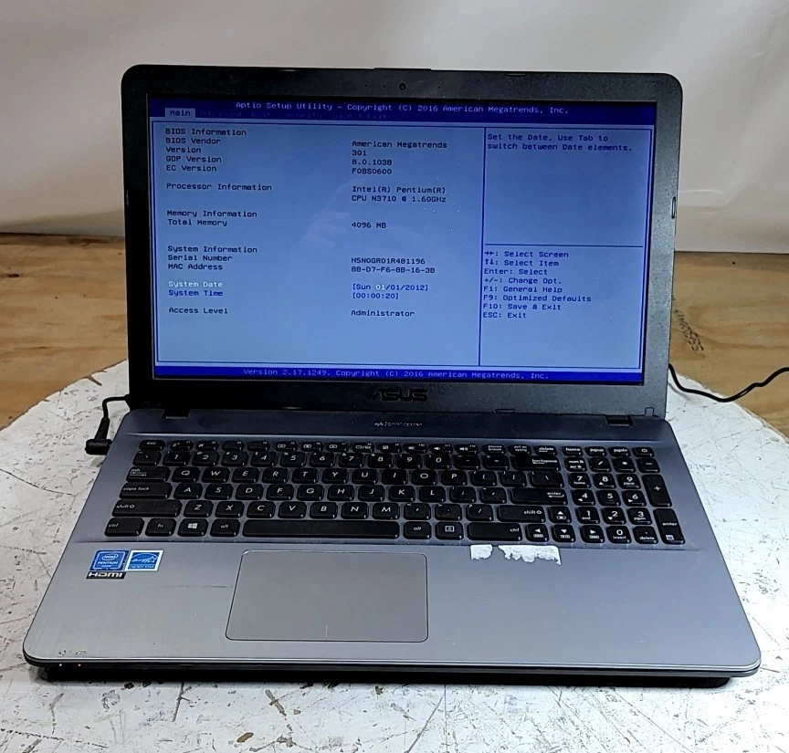 PC PORTABLE ASUS VivoBook 17.3' Intel Pentium Gold 8 Go RAM 256 Go SSD