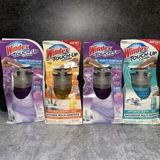 4 Lot Windex Touch-Up Cleaner Multi Surface Disinfectant Lavender Fresh Citrus