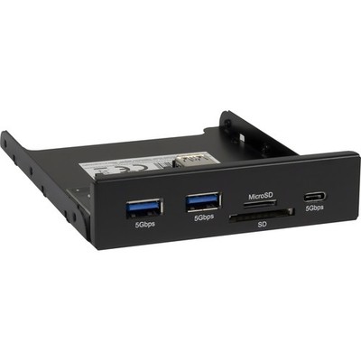 Card Reader Argus CI-21, 3,5'' intern, USB C Kartenleser mit USB C bis zu 5 Gb/s