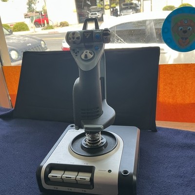 Non Tested  Logitech G Saitek X52 USB Flight Control System Windows Joy Stick