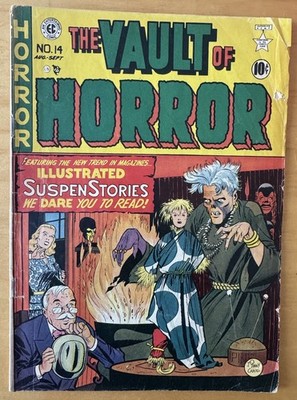 Vault of Horror #14 Johnny Craig Cover 1950s Pre Code Horror Comic Book
