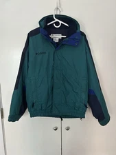 Mens Vintage 90s Columbia Bugaboo 3 in 1 Ski Jacket With Fleece Liner Medium