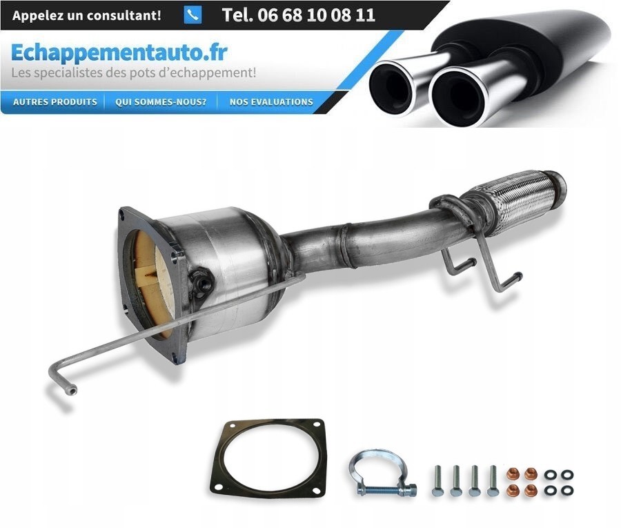 Catalyseur Peugeot Expert II 2.0 HDI pot d'échappement 1731LL 1731TC Lancia Phedra