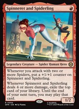MTG Spider-Man R Spinneret and Spiderling #0094