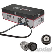 GATES Micro-V Kit KEILRIPPENRIEMEN-SATZ passend für DACIA DOKKER DUSTER LODGY
