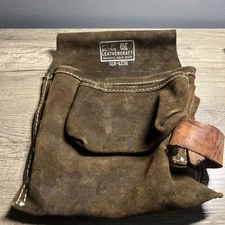 Vintage  Action Leathercraft SLB-423R Genuine Leather Tool Belt/Holder