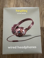 Target Heyday Artist Series Flower Wired Headphones New In Box