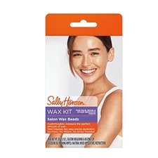Sally Hansen Salon Wax Beads Kit | Hair Removal for Face & Bikini Complete Home